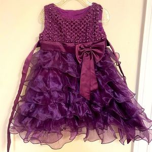 Toddler Dress - Deep Purple